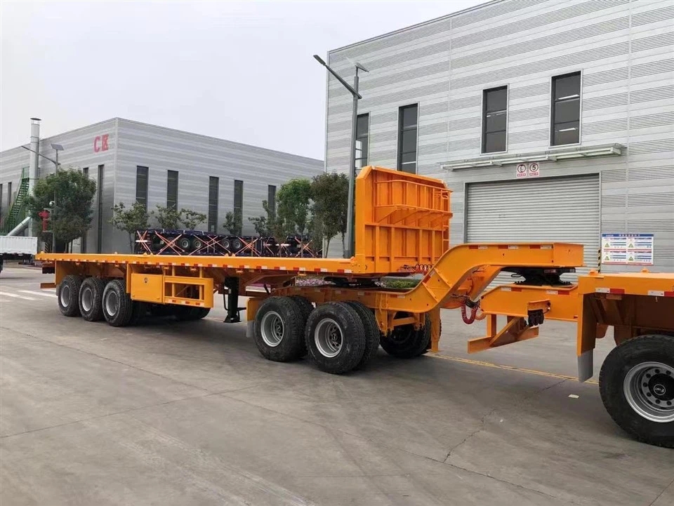 Dual-Articulated Flatbed Trailer